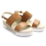 Sandaal cognac leder EL1046 Miss Emmanuelle